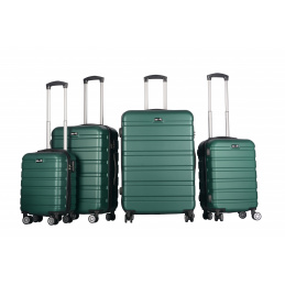 Aga Travel Sada cestovních kufrů MR4659 Tmavě zelená