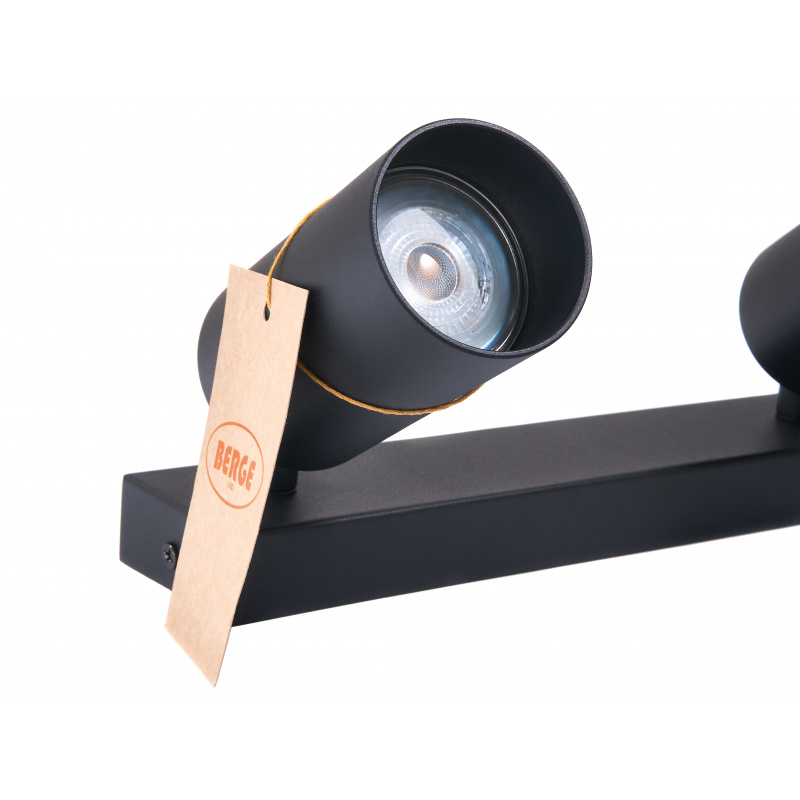 Stropní bodové svítidlo LED VIKI-L 3x GU10 černé