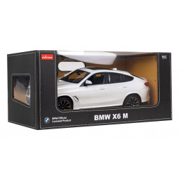 BMW X6 M white RASTAR model 1:14 Dálkově ovládané auto + 2,4 GHz dálkové ovládání