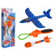 Sada Modré Letadlo 2v1 s Vystřelovačem