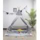 Aga4Kids Dětské Teepee ZigZag Bílý