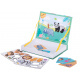 Aga Magnetické puzzle Safari 47 dílků Modrá