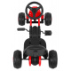 První šlapací motokára pro nejmenší Red + Řetězový pohon + Kola s gumou