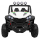 Dětská terénní buggy Grand Lift Bílá + pohon 4x4 + dálkové ovládání + nosič zavazadel + rádio MP3 + LED dioda