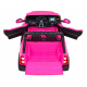 Toyota Hilux na baterie pro děti Růžová + pohon 4x4 + dálkové ovládání + 2 nosiče zavazadel + rádio MP3 + LED dioda