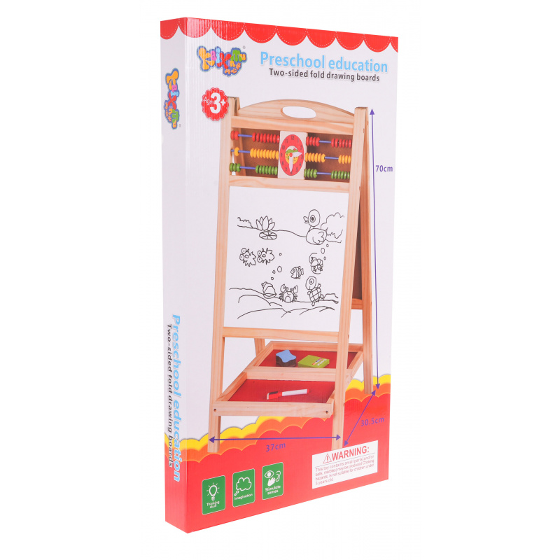 Dřevěná oboustranná počítací deska