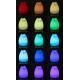 Noční RGB lampička dotyková Kotě USB 1200mAh s dálkovým ovládáním ISO 15142