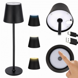 Stolní LED lampa 3 režimy svícení dotyková - bezdrátová