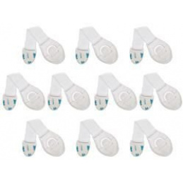 Bezpečnostní zábrana na skříně 10 ks ISO 5192