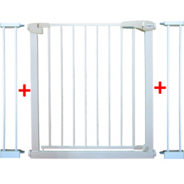 BRANKA ZABEZPEČUJÍCÍ S2 BÍLÁ na schody, dveře 79-105 cm rozpěrná ochranná