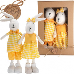 Pár zajíčků na Velikonoce v ozdobném balení