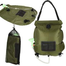 Solární kempingová polní sprcha 20L XXL s teploměrem