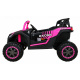 Buggy ATV Racing pro 2 děti Růžová + pohon 4x4 + dálkové ovládání + pomalý start + MP3 LED