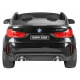 BMW X6M XXL pro 2 děti Černá + Dálkové ovládání + Eko kůže + Bezpečnostní pásy + Pomalý rozjezd + MP3 USB + LED dioda