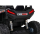 Buggy UTV Off-roader pro děti Červená + dálkové ovládání + nosič zavazadel + pomalý start + EVA + MP3 LED