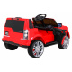 Land Rover Discovery Dětské elektrické autíčko červené + dálkové ovládání + EVA kola + pomalý start + rádio MP3