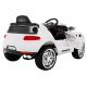 Turbo-S bateriové auto pro děti Bílé + Dálkové ovládání + Pomalý start + EVA kola + Rádio MP3