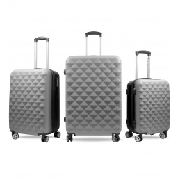 Aga Travel Sada cestovních kufrů MR4655 Šedá