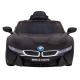 BMW I8 Lift Battery Car Black + dálkové ovládání + pomalý start + 3bodové pásy + MP3 USB + LED dioda