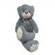 Aga4Kids Plyšový medvěd 130 cm Šedý