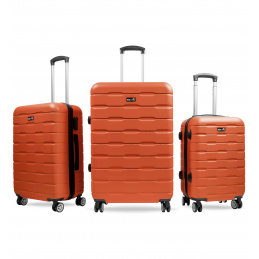 Aga Travel Sada cestovních kufrů MR4658 Oranžová