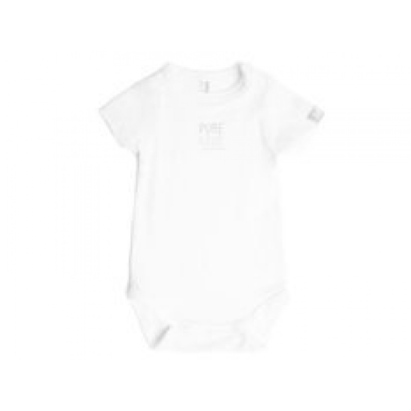 BAMBOOM Bambusové body s krátkým rukávem 12-18m Bílé