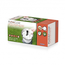 Filtrační vložka Polysphere FlowClear pro písková čerpadla BESTWAY PET kuličky 500g