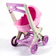 Doloni Plastový kočárek pro panenky Růžový