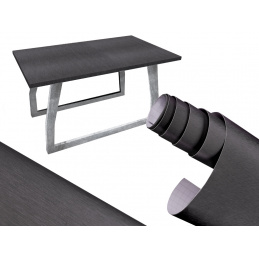 Aga Role fólie metalická kartáčovaná Grafitová 1,52x30m