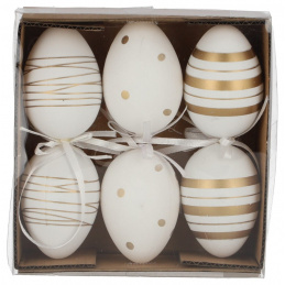 Velikonoční vajíčka 6 kusů velikonoční