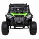 Buggy UTV Off-roader pro děti Zelená + dálkové ovládání + nosič zavazadel + pomalý start + EVA + MP3 LED
