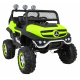Mercedes Benz Unimog pro děti Zelený + pohon 4x4 + dálkové ovládání + zavazadlový prostor + pomalý start + MP3 LED