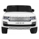 Range Rover HSE 2místné dětské auto bílé + dálkové ovládání + 5 ks pásů + audio panel + LED dioda