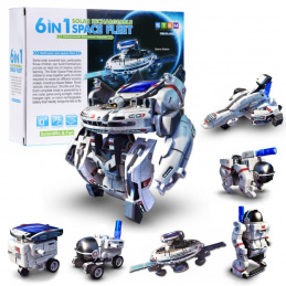 Solární sada 7v1 pro děti 10+ Vesmírné modely + Solární panel + Mikrobaterie