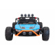 Dětská závodní buggy na baterie 5 Blue + motory 2x200W + dálkové ovládání + zvuková LED dioda + pomalý start