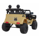 Toyota FJ Cruiser pro děti béžová + dálkové ovládání + pohon 4x4 + LED audio + EVA + pomalý start