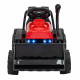 Traktor Buldozer G320 pro nejmenší děti Červený + Pohyblivá lžíce + Melodie + Klakson + LED světla