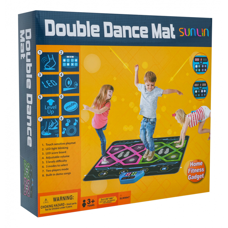 Hudební taneční podložka verze pro dvě osoby