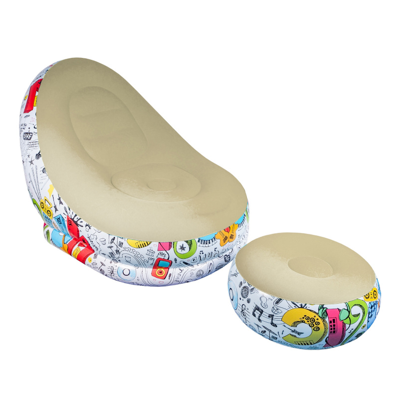 Aga Nafukovací křeslo s podnožníkem DS2505