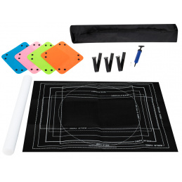 Aga Podložka pod puzzle 118x79cm Černá