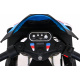 Dětská bateriová motorka BMW HP4 Modrá + pomocná kolečka + pomalý start + EVA + MP3 LED