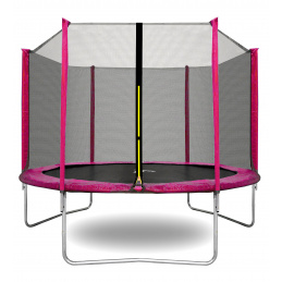 Aga SPORT TOP Trampolína 250 cm Pink + ochranná síť