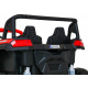 ATV Závodní bugina pro 2 děti Červená + pohon 4x4 + dálkové ovládání + pomalý start + MP3 LED