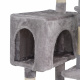 Aga Škrabadlo pro kočky 36x45x90 cm Šedé
