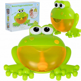 Aga Pěnová hračka do koupele s generátorem bublinek žába