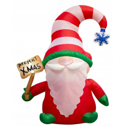 Nafukovací trpaslík s LED osvětlením - 175 cm