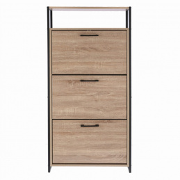 Skříňka na boty 3 komorová - loftová