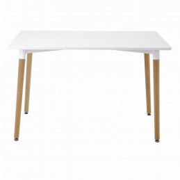 Moderní bílý obdélníkový stolek