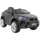 BMW X6M Elektrické dětské auto Lak černá + Dálkové ovládání + EVA + Pomalý start + Audio + LED