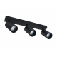 Stropní bodové svítidlo LED VIKI-L 3x GU10 černé
